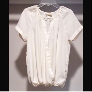 Nordstrom Wrap Blouse in White